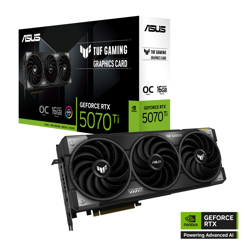 ASUS TUF Gaming GeForce RTX 5070 Ti 16GB GDDR7 OC Edition
