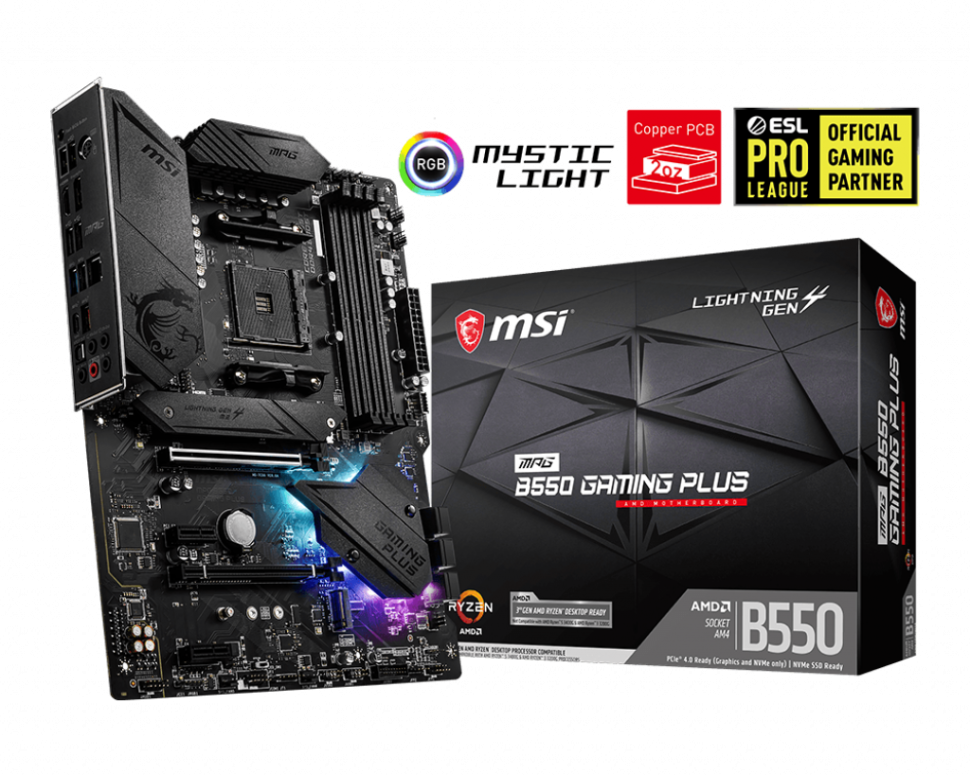 MSI MPG B550 Gaming Plus AM4