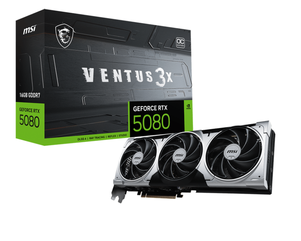MSI GeForce RTX 5080 16GB VENTUS 3X OC PLUS