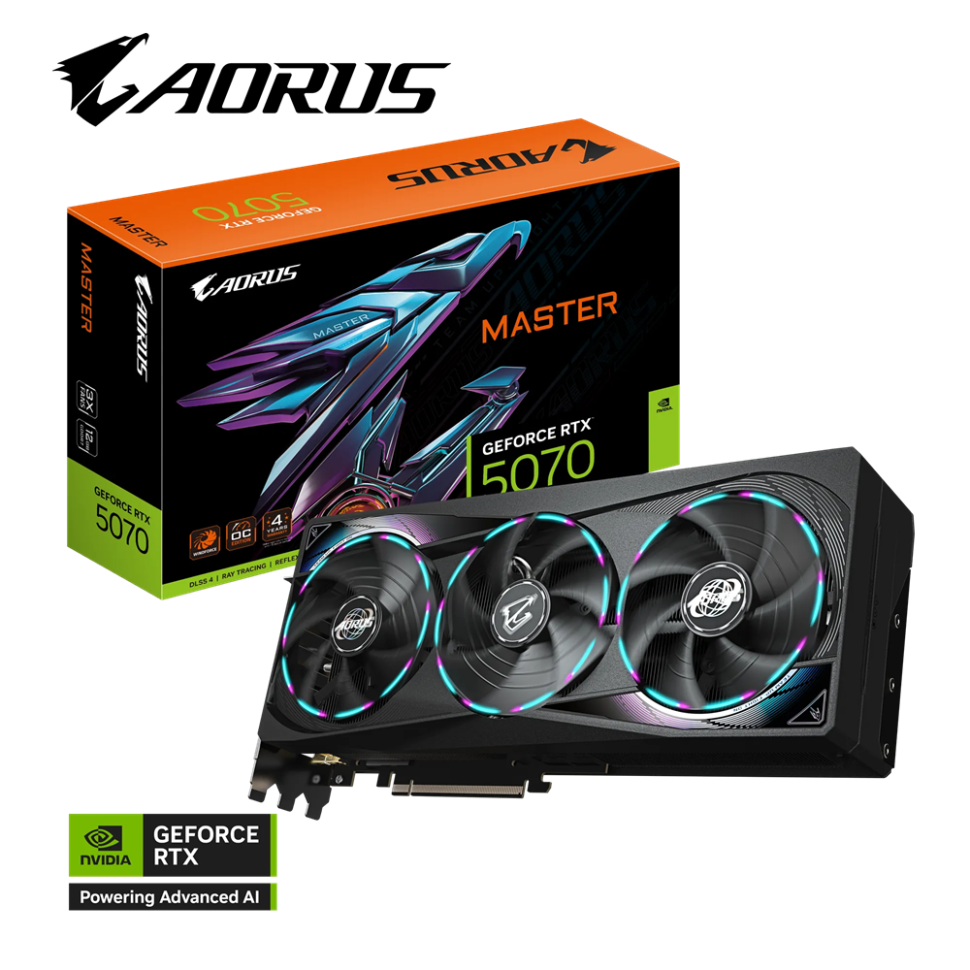 Gigabyte RTX 5070 Aorus Master 12GB GDDR7